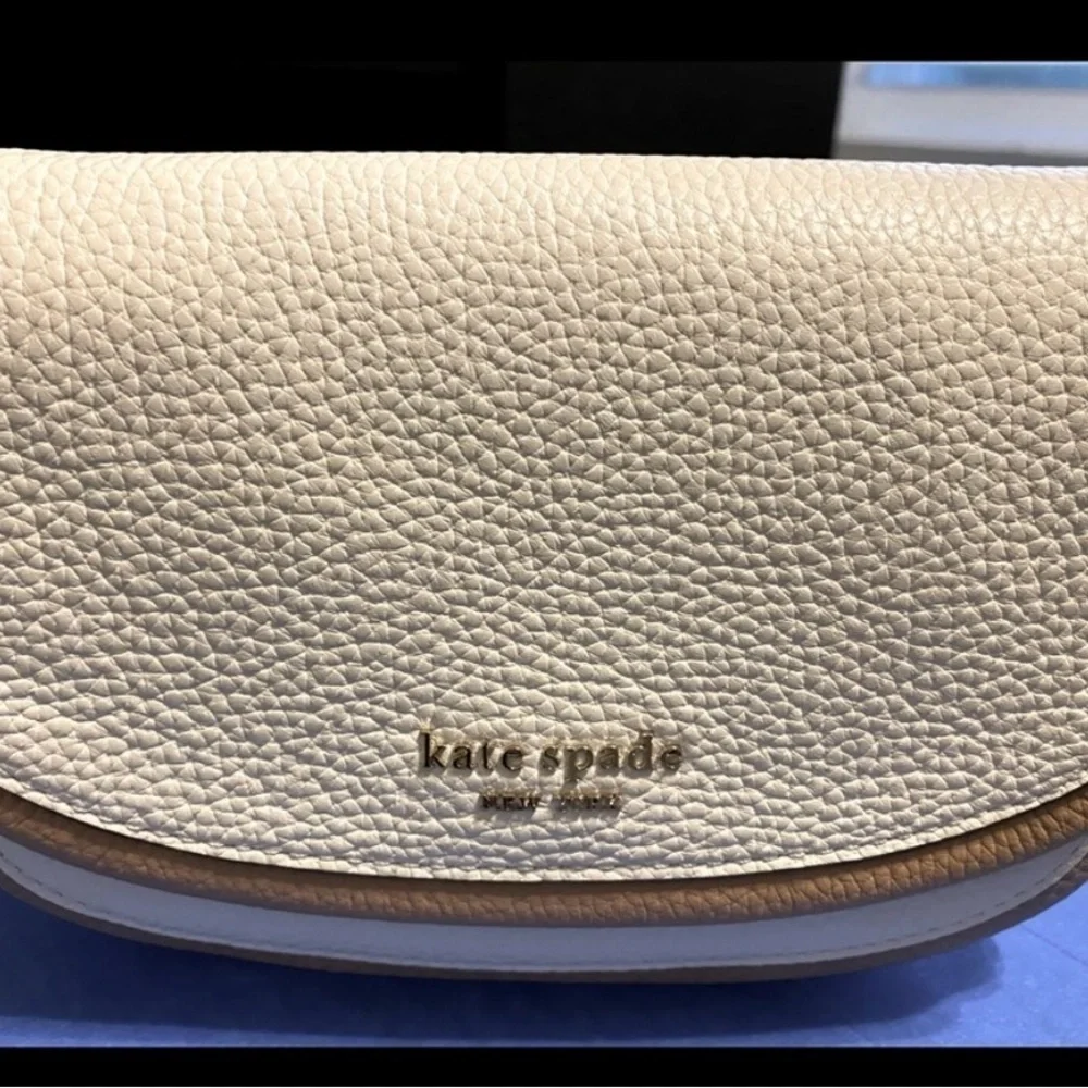 Kate Spade Cream and Tan Crossbody Bag - Picture 3 of 6